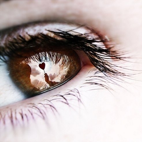 Photo dans le blanc des yeux ! Photo dans le blanc des yeux !