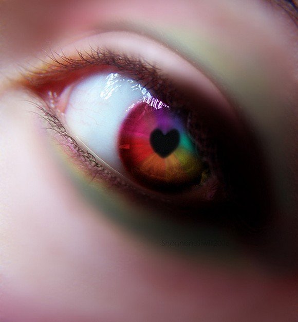Photo dans le blanc des yeux ! Photo dans le blanc des yeux !